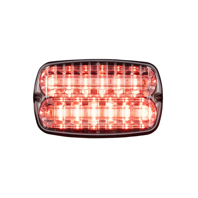 Whelen M9 Perimeter Mount Red w/Clear Lens (Open Box)