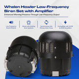 Whelen Howler Low-Frequency Siren Set with Amplifier