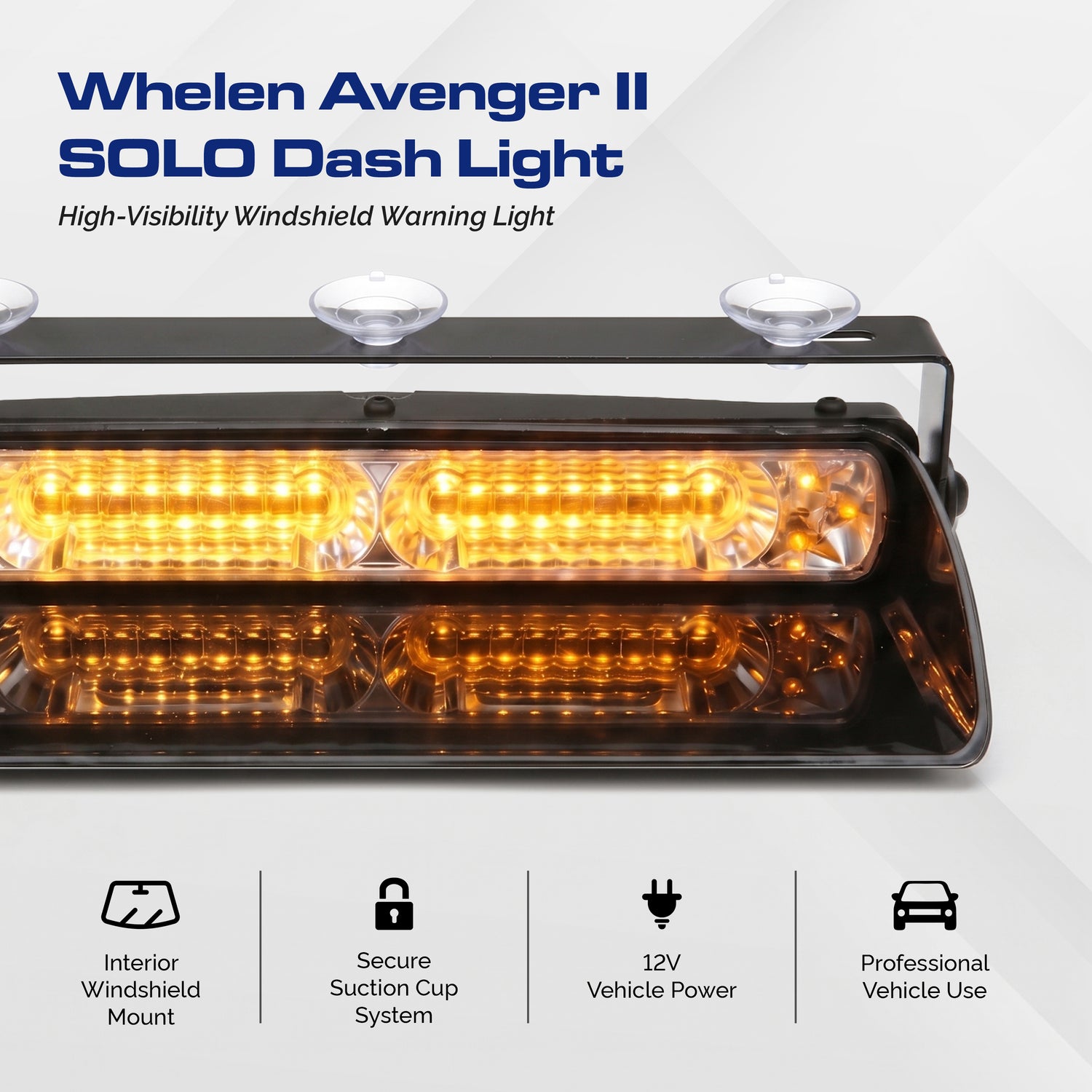 Whelen Avenger II SOLO Dash Light
