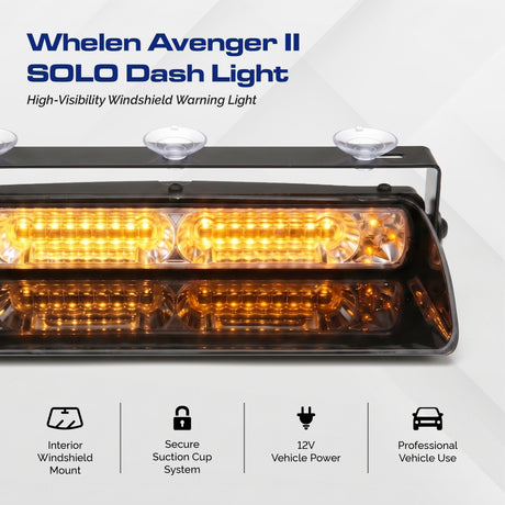Whelen Avenger II SOLO Dash Light