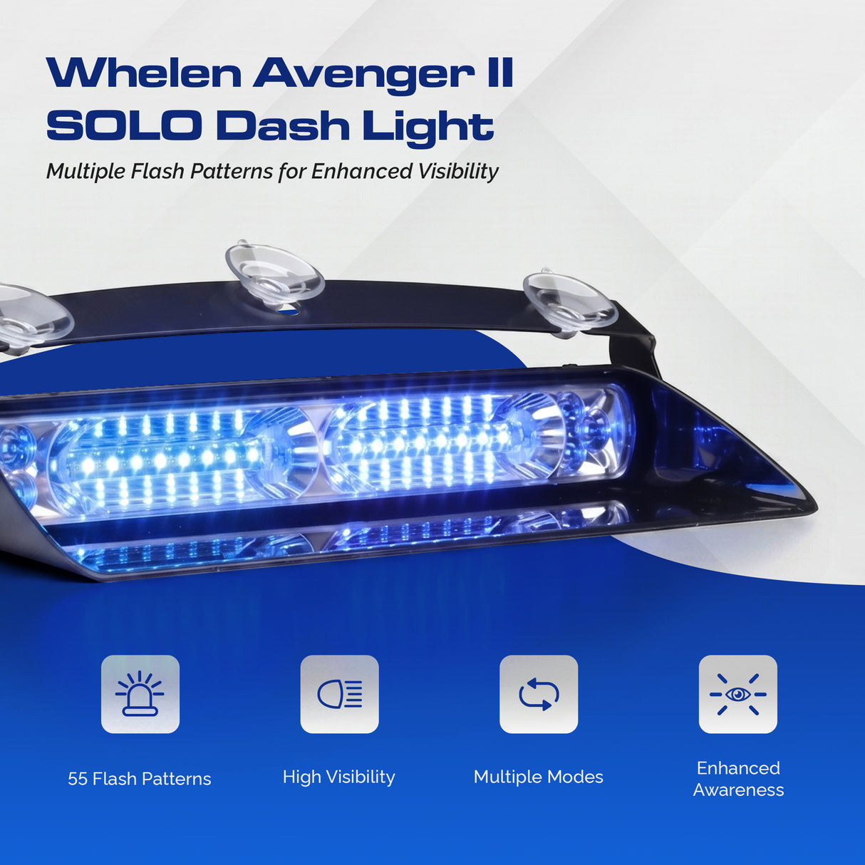 Whelen Avenger II SOLO Dash Light