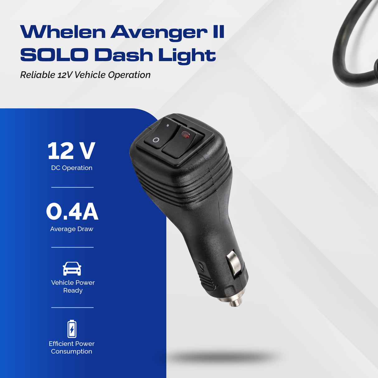 Whelen Avenger II SOLO Dash Light