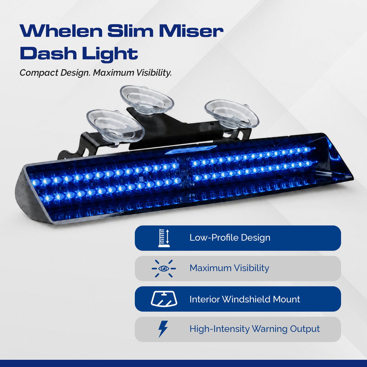 Whelen Slim Miser Dash Light