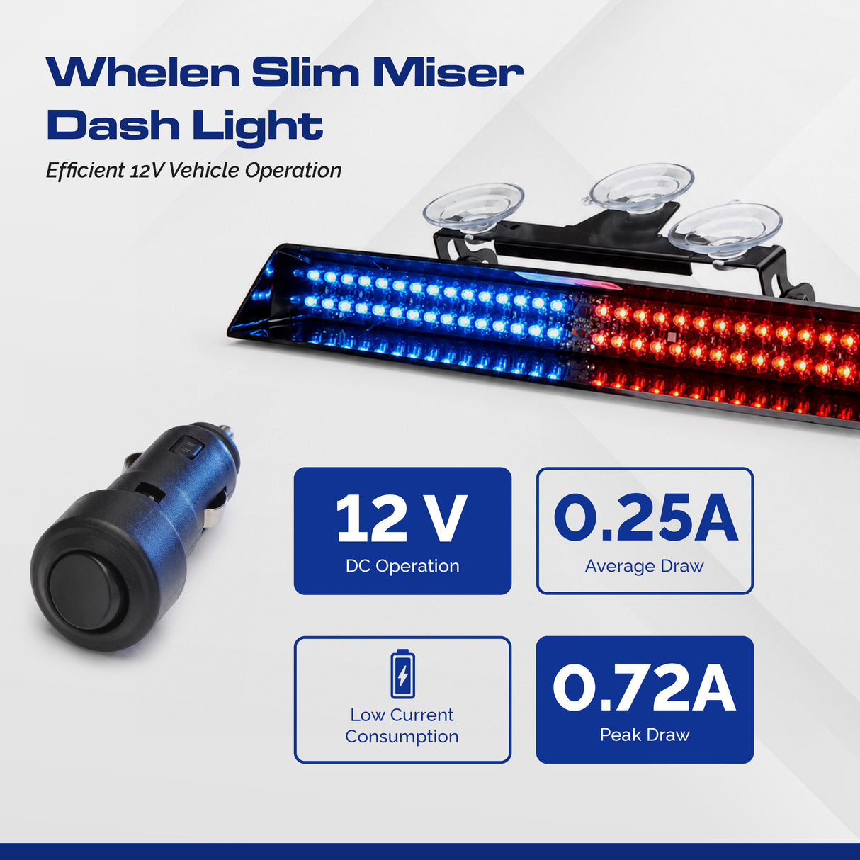 Whelen Slim Miser Dash Light