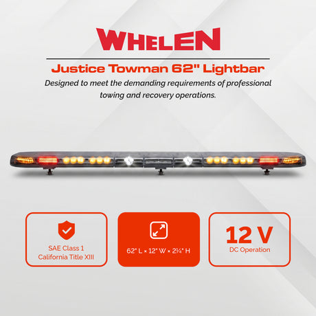Whelen Justice Towman 62" Lightbar
