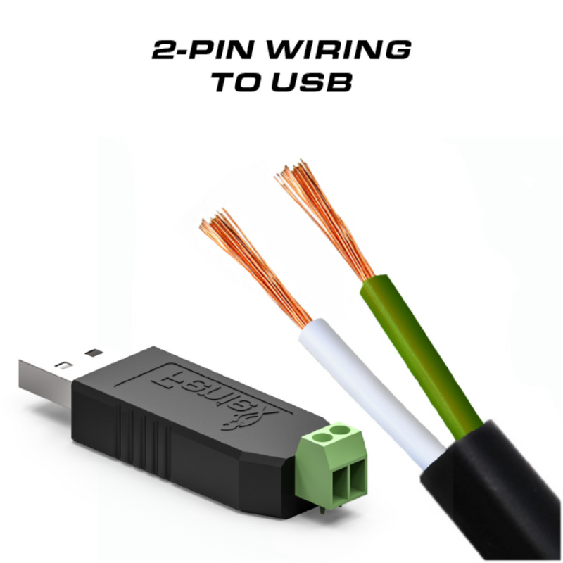 Feniex Quantum Interior Rear Light Bar 2-Pin Wiring to USB