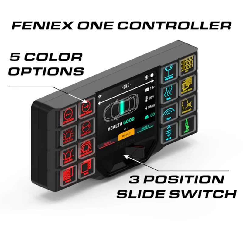 Feniex One Controller 5 Color Options