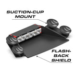 Feniex Fusion-S 1x Dash Light Suction-Cup Mount & Flash-Back Shield