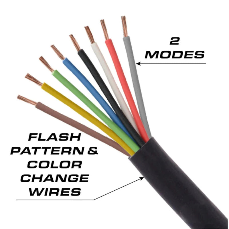 Feniex Fusion-A Rocker Panel Stick Light 2 Modes, Flash Pattern & Color Change Wires