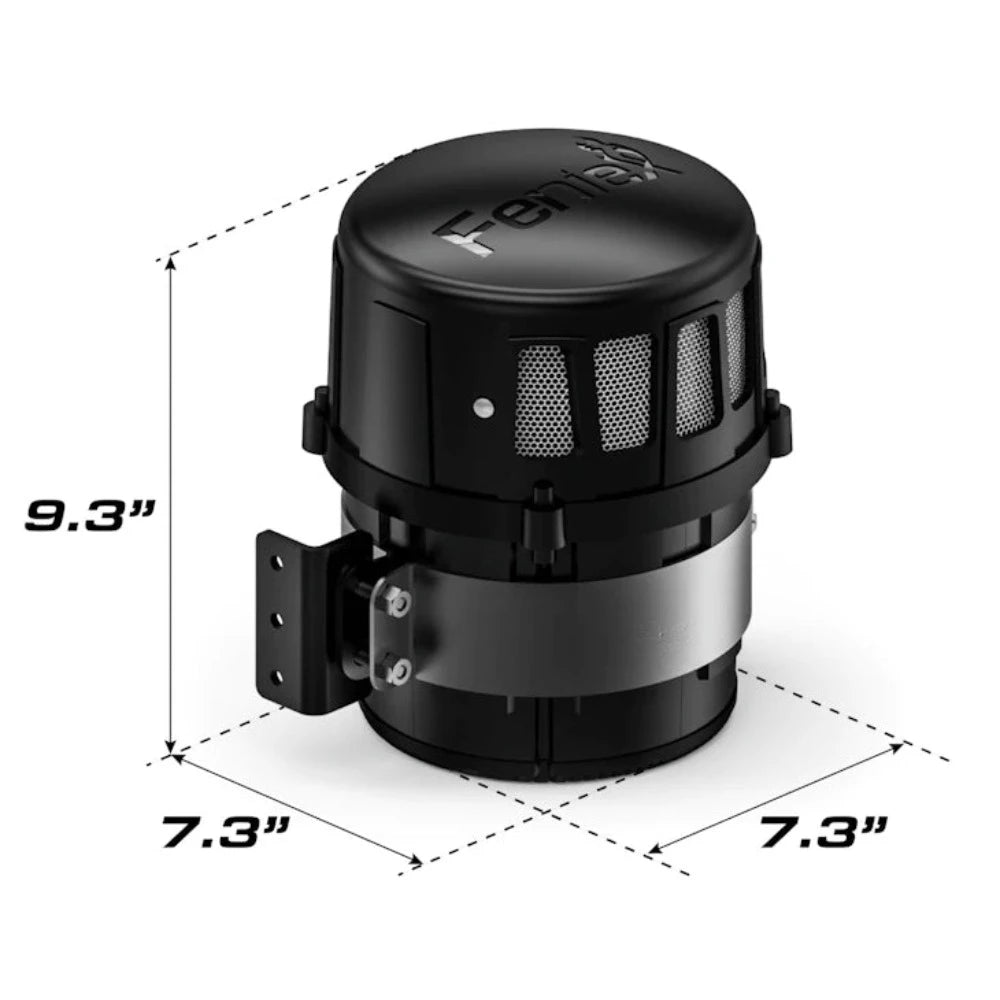 Feniex Hammer Siren Dimensions