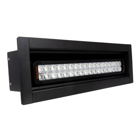 Firetech Recessed 19,000 Lumen LED MiniBrow Area Light