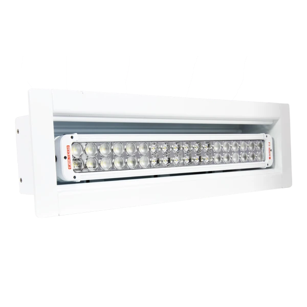Firetech Recessed 19,000 Lumen LED MiniBrow Area Light