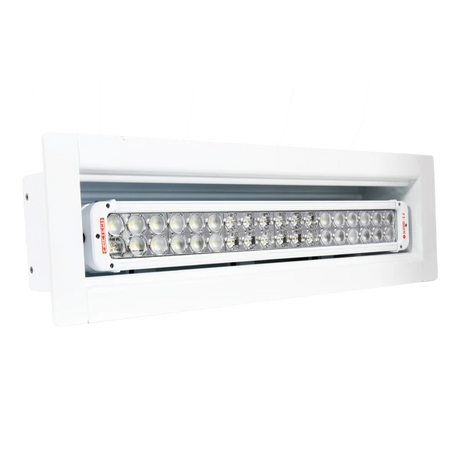 Firetech Recessed 7,000 Lumen LED Work and Area Light – Fixed Position