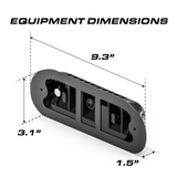 Feniex Perimeter Flood Light Dimensions