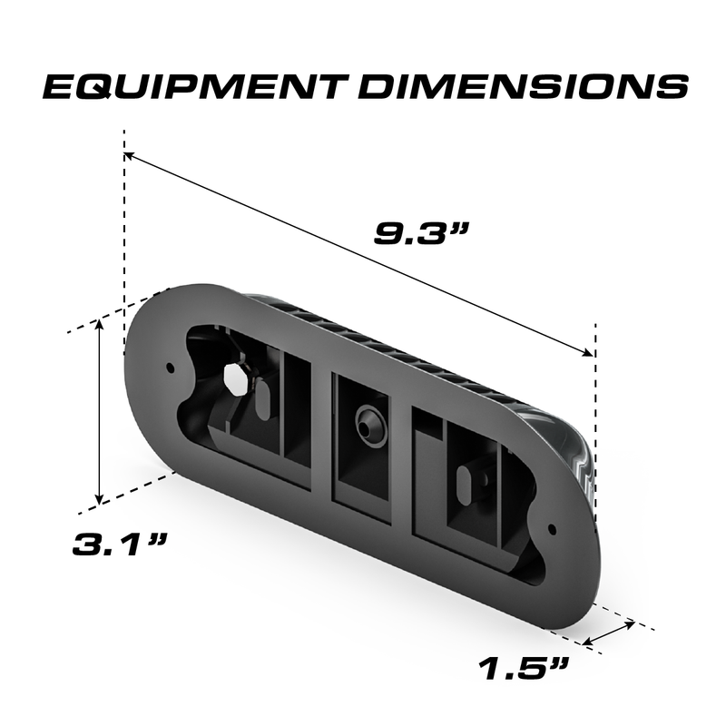 Feniex Perimeter Flood Light Dimensions