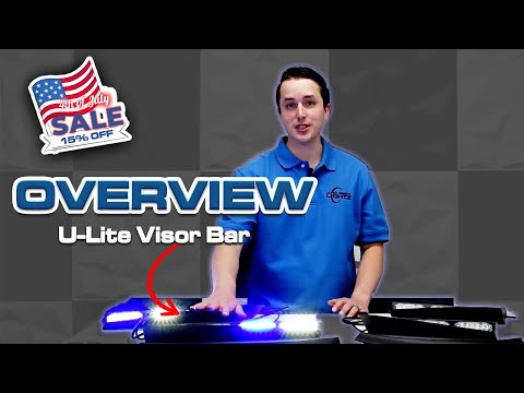 UBL U-Lite Inner Visor Bar Mini | UBL-UL-VM – Ultra Bright Lightz