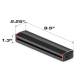 Feniex Quad 200 Stick Light Dimensions