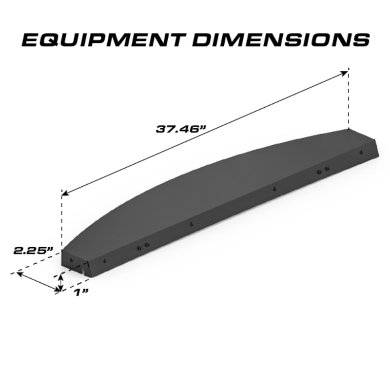 Feniex Quantum Interior Rear Light Bar Equipment Dimensions