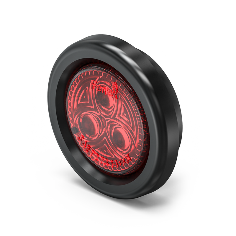 Feniex 2" Round Marker Light - Red