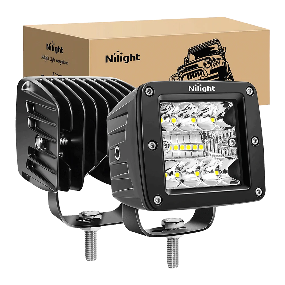 Nilight Spot Flood Combo Beam 42w 2pk