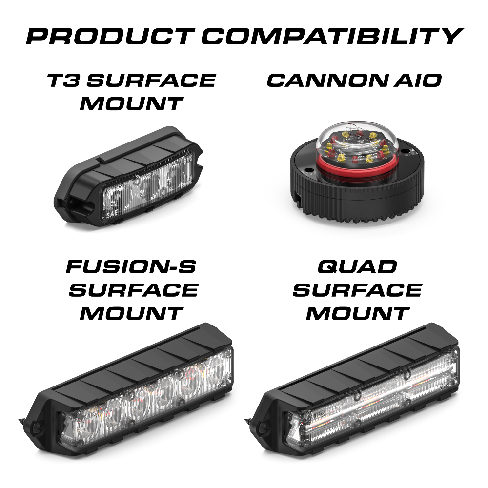 Feniex 4 Output Flasher Product Compatibility