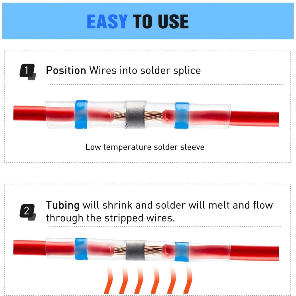 Nilight Heat Shrink Connector Set