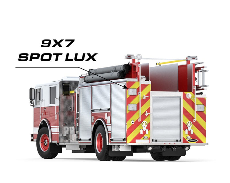 Feniex Spot Lux Surface Mount On Emergency Vehicle