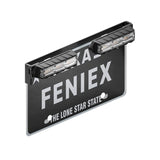 Feniex Quad Surface Mounts with License Plate Bracket