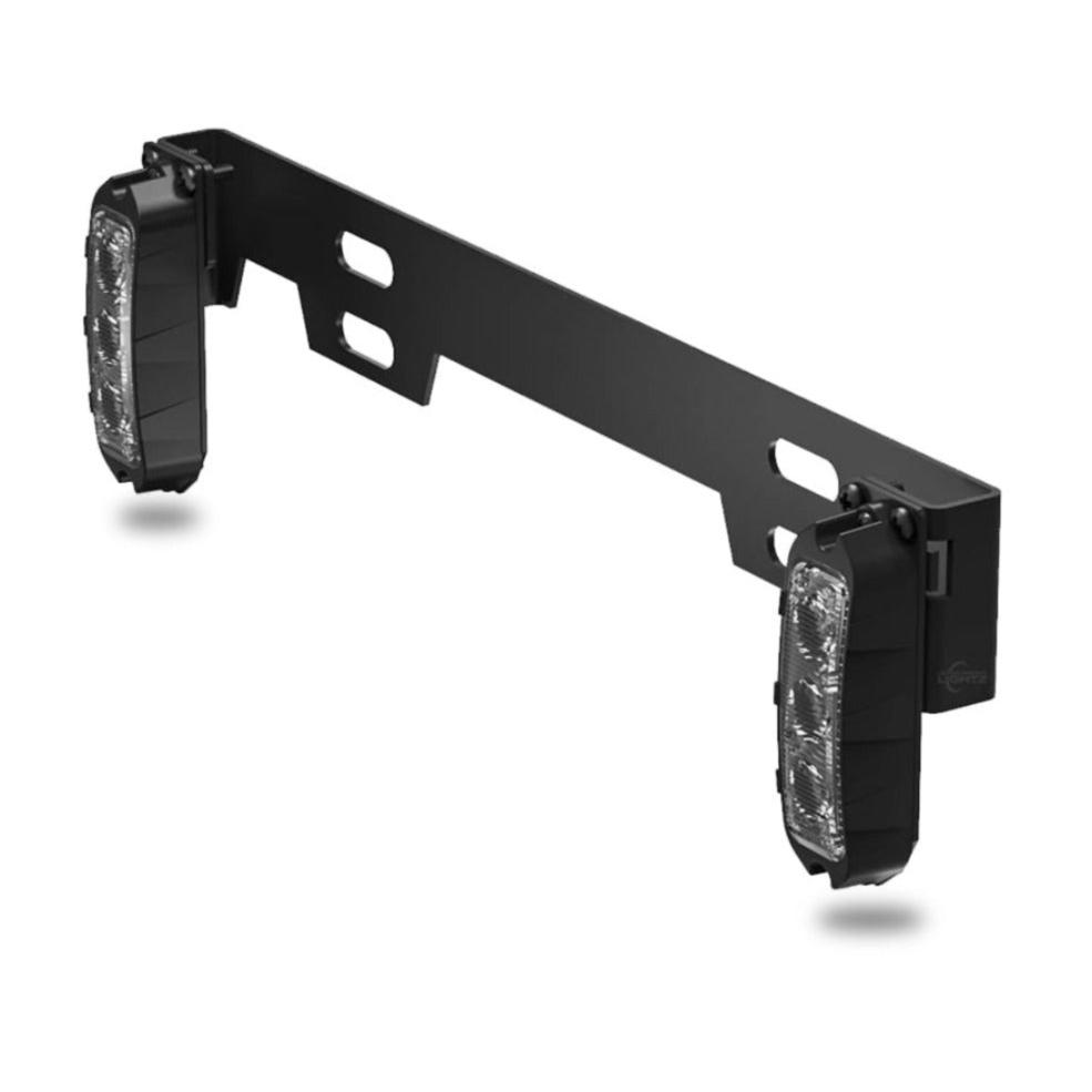 Feniex T3 Surface Mount Grille Lights On License Plate Bracket