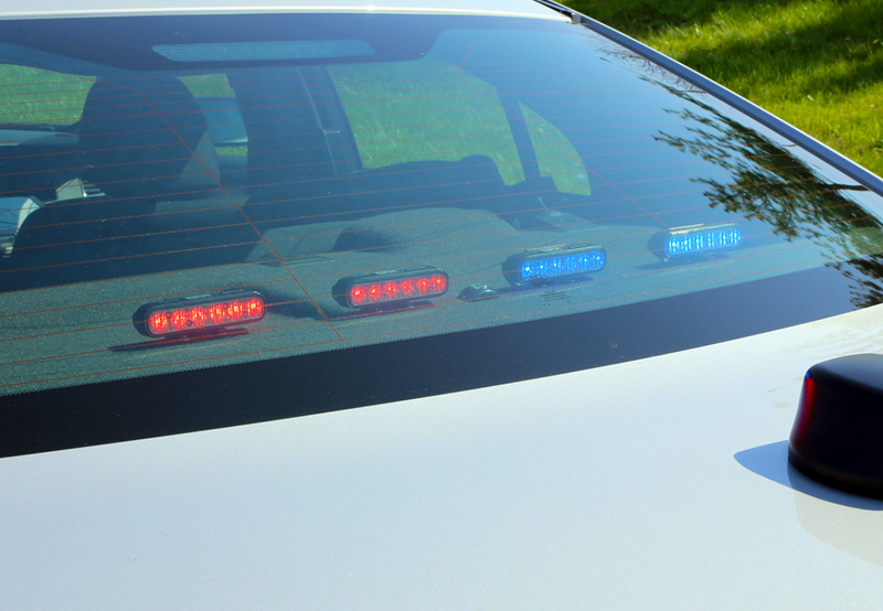 Whelen ION Surface Mounts in Vehicle