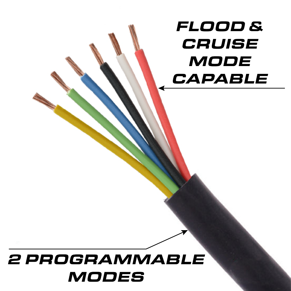 Feniex Fusion-A Front Interior Visor Light Bar Wires