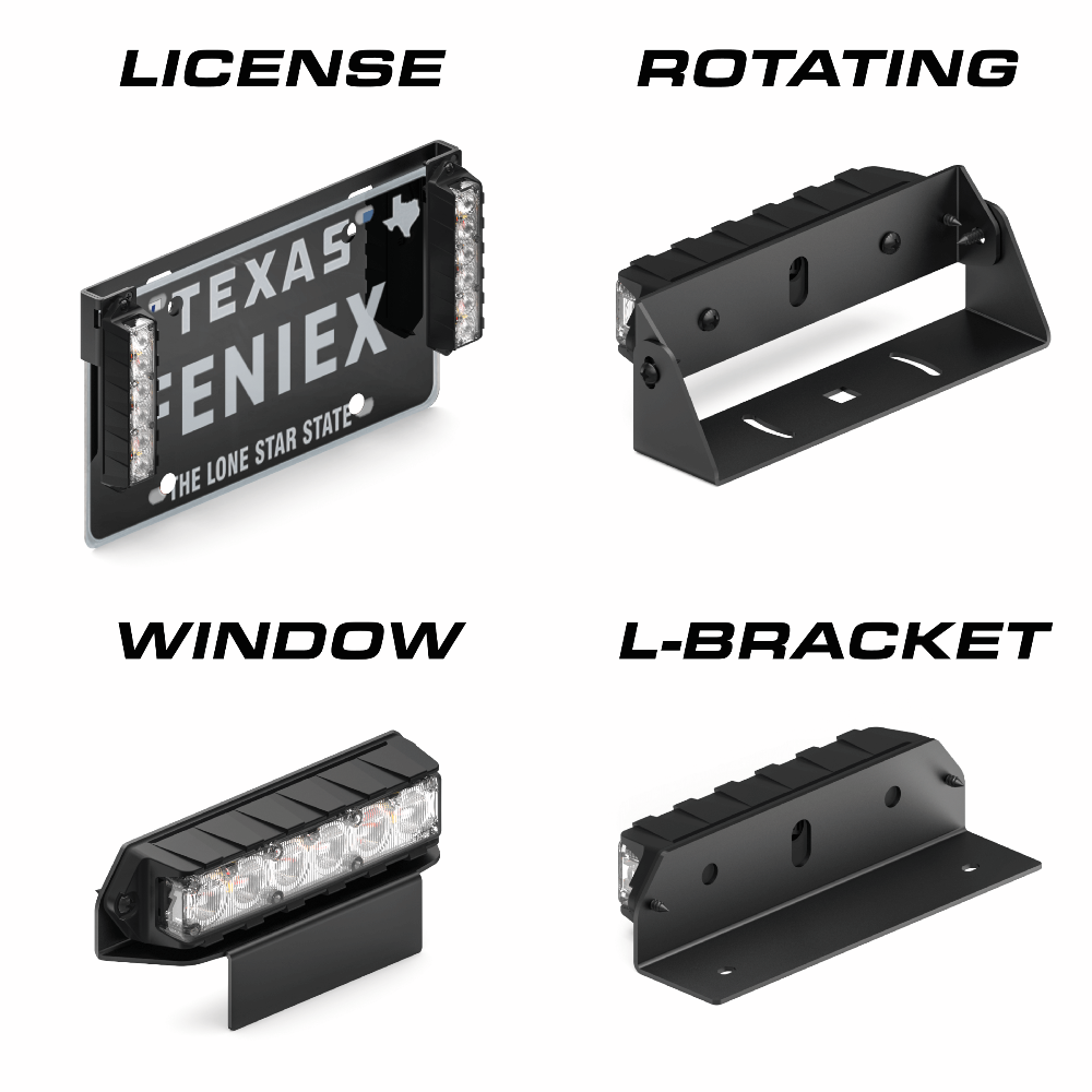 Feniex Fusion-S Surface Mount Brackets