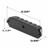 Feniex Fusion-S Surface Mount Dimensions