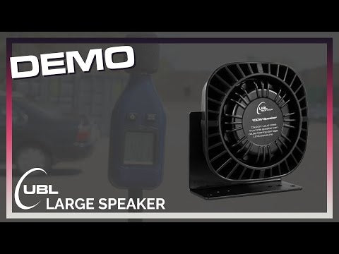 UBL 100W Large Speaker Demo