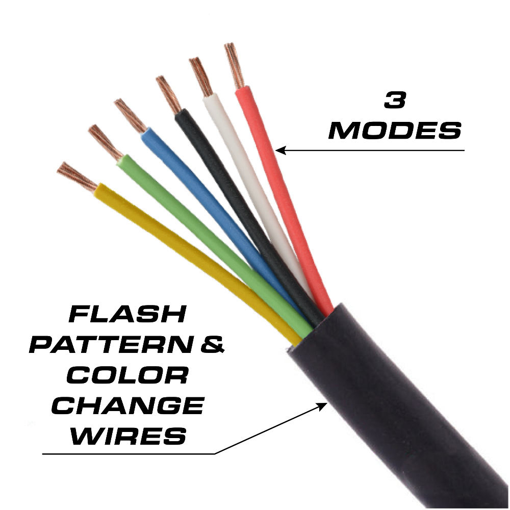 Feniex Quad Cannon LED Hide-Away Wires