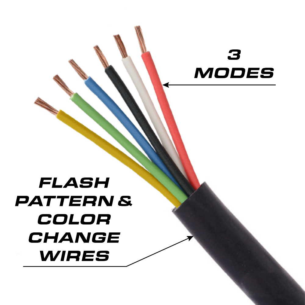 Feniex Quad Surface Mount Wires