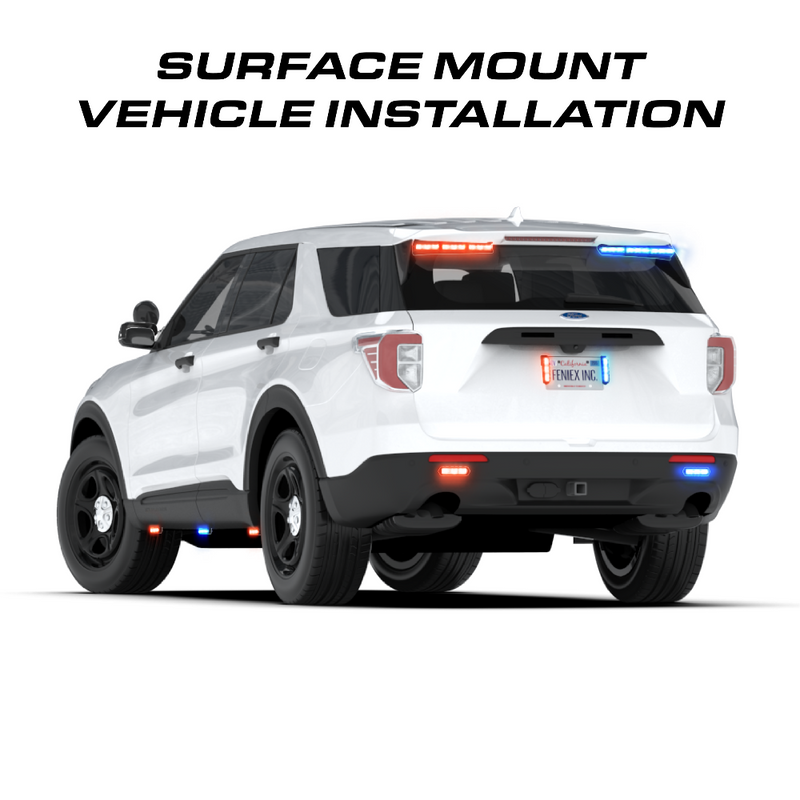 Feniex Fusion-S Surface Mount On Emergency Vehicle