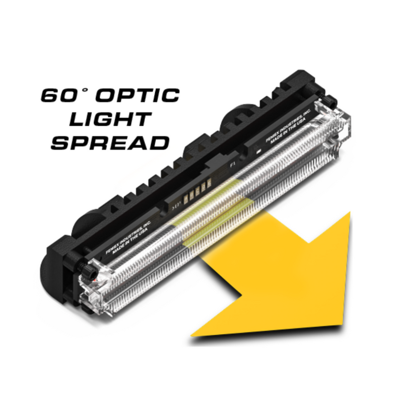 Feniex Quantum 14" Mini Light Bar 60 Optic Light Spread