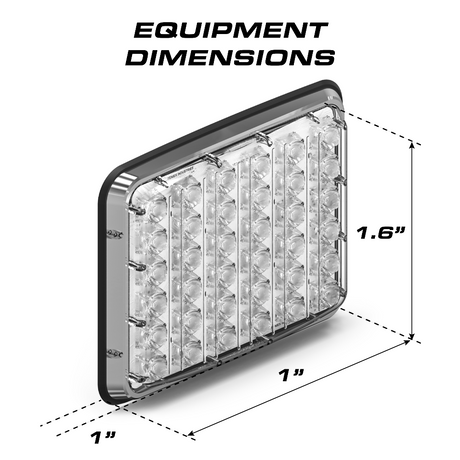 Feniex Spot Lux Surface Mount Dimensions