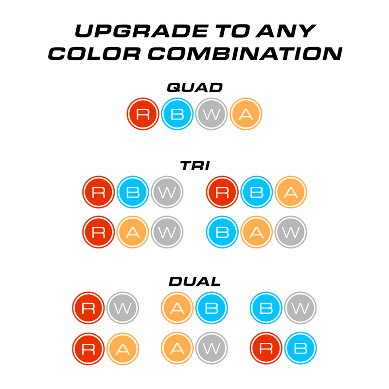 Feniex Quantum Pillar Mount Color Combinations